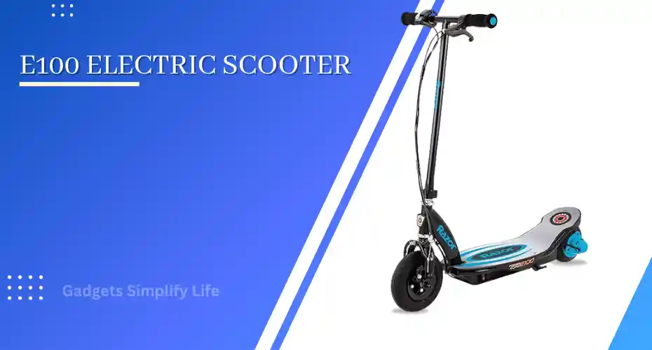 Razor electric scooter with a modern design on display.