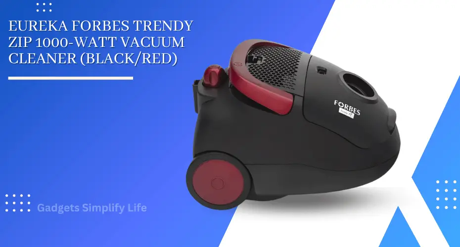 Eureka Forbes vacuum cleaner showcased with a sleek, modern design.