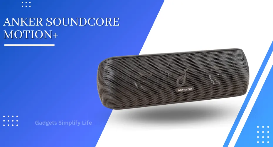 Anker Soundcore Bluetooth speaker showcased with its sleek design.