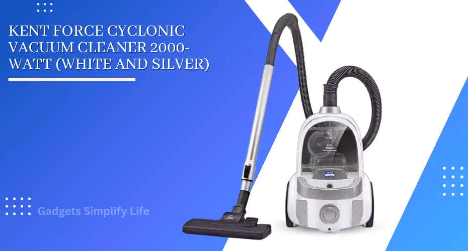 Kent vacuum cleaner showcased with its modern design.