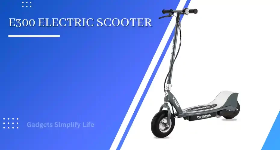 Razor Electric Scooter E300 displayed with its sleek design.